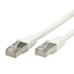 VALUE Patchkabel Kat.6 S/FTP weiß 1 m - Cable - Network